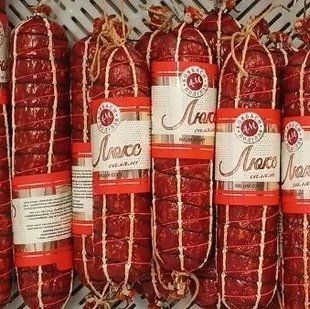 Ковбаса напівкопчена Салямі Люкс 334 фото