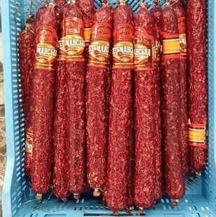 Ковбаса напівкопчена Гетьманська 55 фото